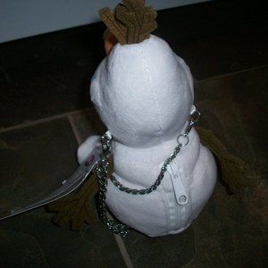 Disney Stuffed Animal Olaf Purse Frozen 7" w/ Chain Strap new plush snowman